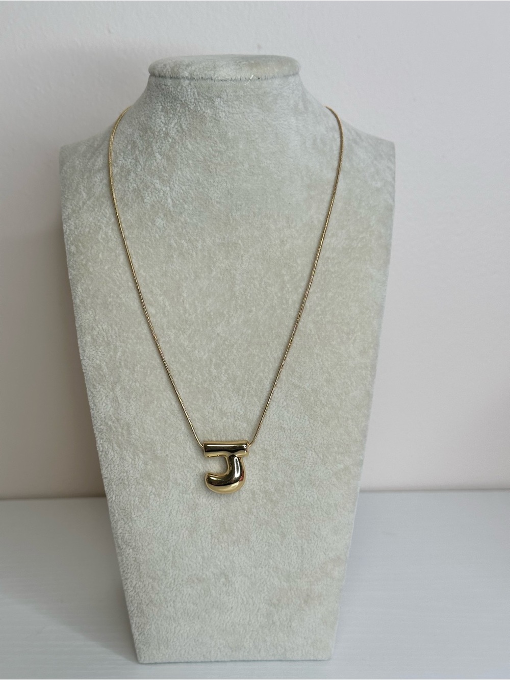 House of Harlow 1960 Gold Initial J Necklace New in Box